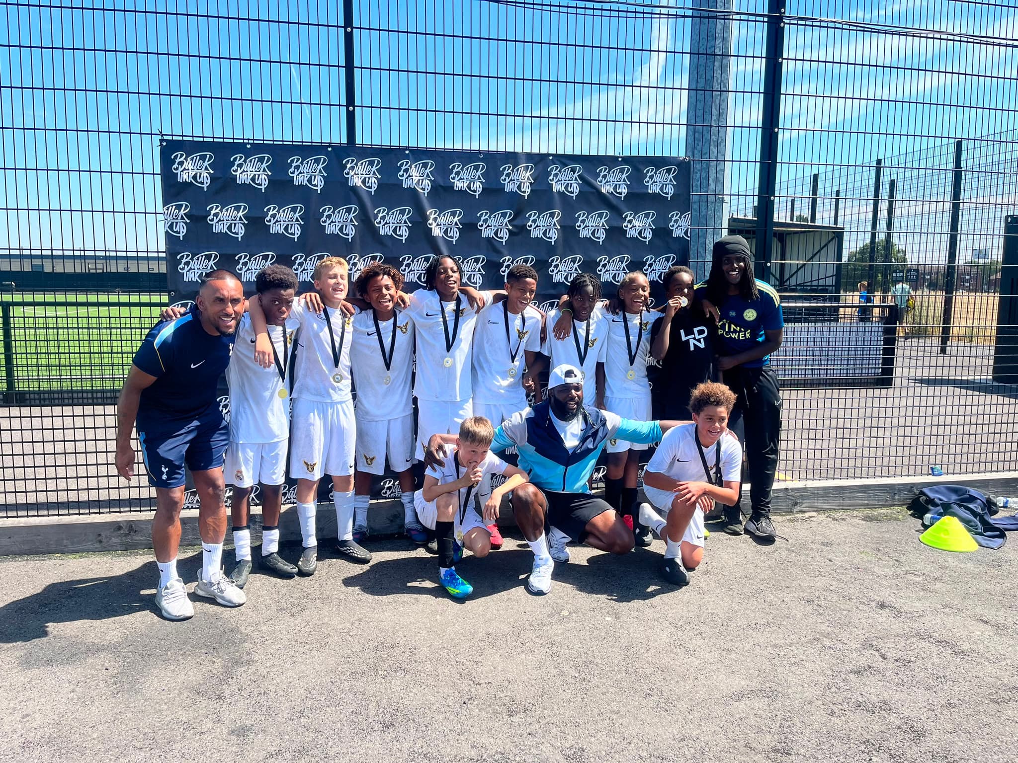 Supreme Showcase team with medals — Ballers Link Up